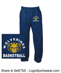 Badger Youth C2 Fleece Pant Design Zoom